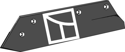 Stenandel - hård metalforet bagside - venstre