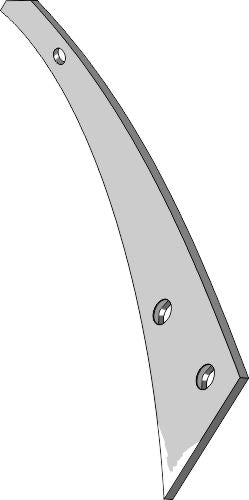 Moldboard-lamel - højre