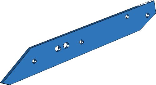 Landside for næbdeling - højre
