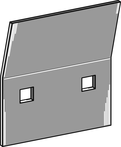 Skraber til pakkeruller