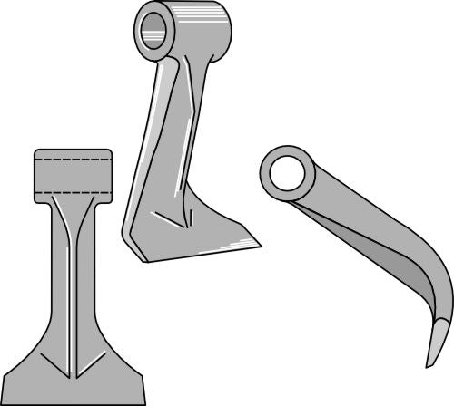 Beskæringshammer 105 x 56 mm