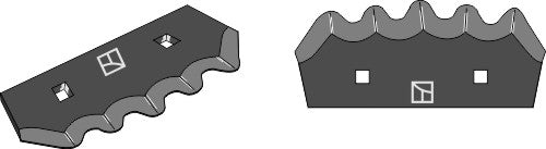 Fødevaremixerkniv - hård metaloverflade