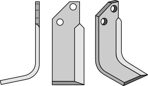 Klinge 175 x 50 mm, venstre