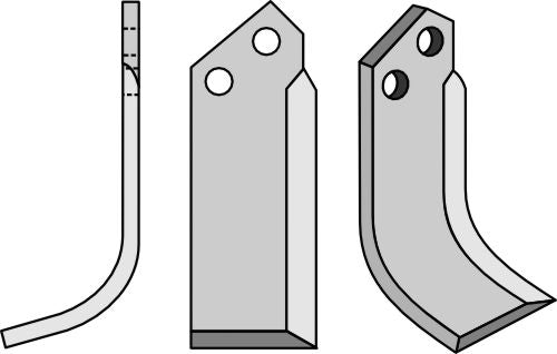 Klinge 135 x 60 mm, venstre