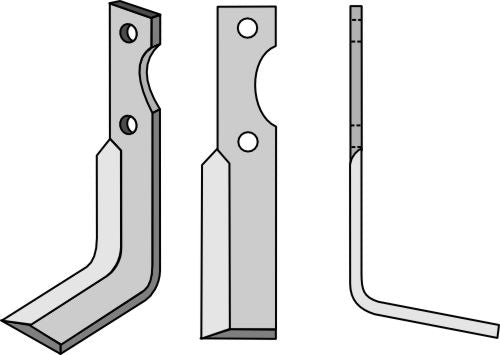 Klinge 217 x 40 mm, højre