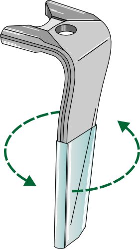 Tænder til rotorharver (DURAFACE) 325 mm, venstre