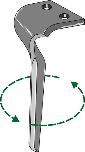 Tænder til rotorharver 335 mm, venstre
