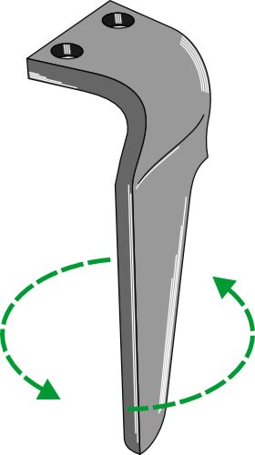 Tænder til rotorharver 340 mm, venstre