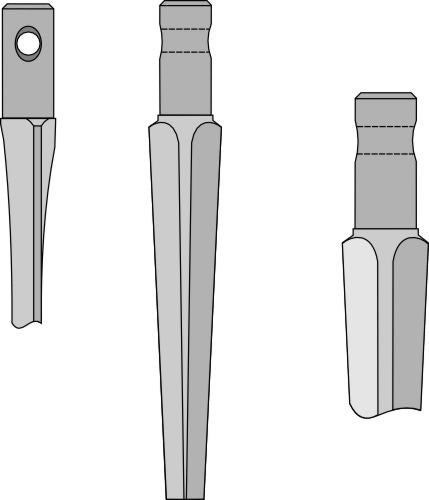 Tænder til rotorharver