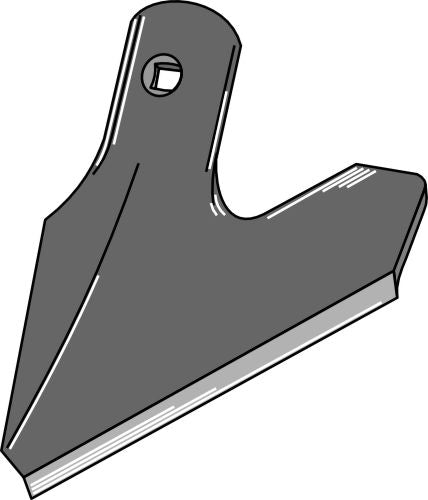 Jointer 100 mm - puolipuolinen, vasemmalle taivutettu