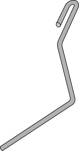 Seuraava piikki Ø9 mm, vasen