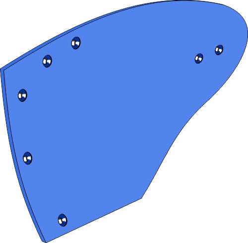 Kyntölauta HRP-296OL - vasen