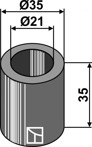 Puu 35 x Ø21 x Ø35
