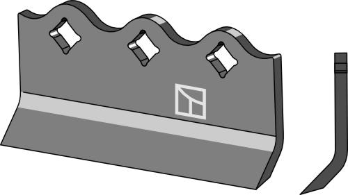 Varaosa terä vasaralle 150x6mm, suora