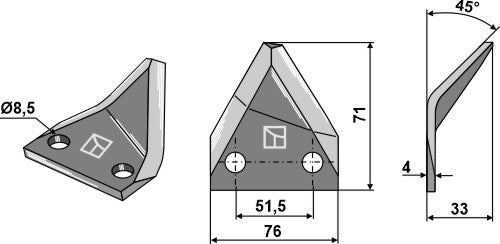 Rehun sekoitusveitset, vasen