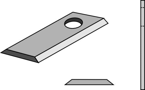 Pyörivä leikkuuterä 96x40mm