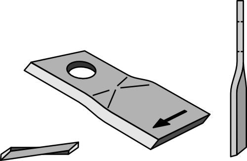 Pyörivä leikkuuterä 105x45mm