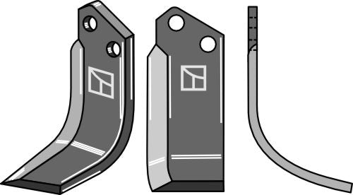 Terä 210 x 105 mm, oikea