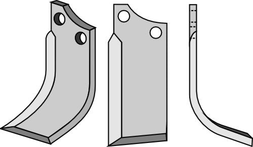 Terä 138 x 50 mm, oikea