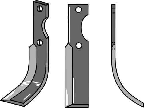 Terä 198 x 30 mm, oikea