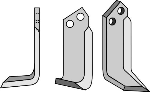 Terä 133 x 50 mm, vasen