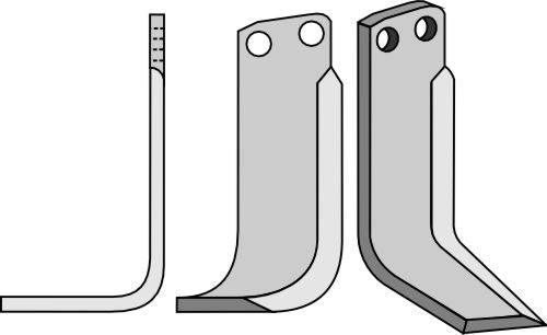 Terä 190 x 80 mm, vasen
