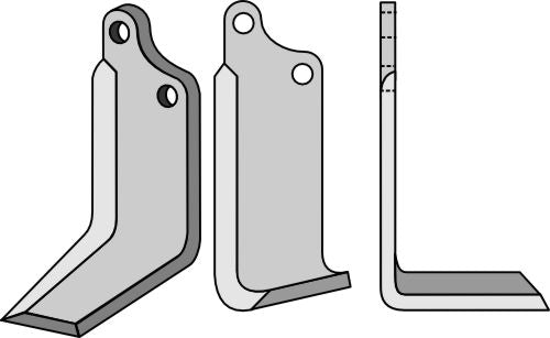Terä 215 x 80 mm, oikea