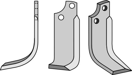 Terä 193 x 70 mm, vasen