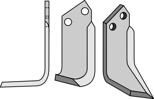 Terä 180 x 60 mm, vasen