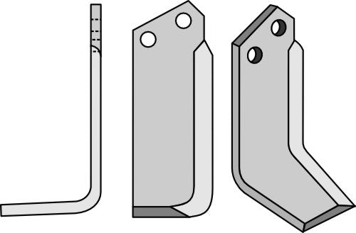 Terä 200 x 80 mm, vasen