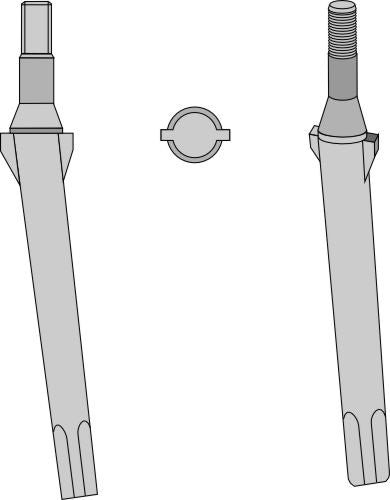 Kierrekynsien piikki 320 mm