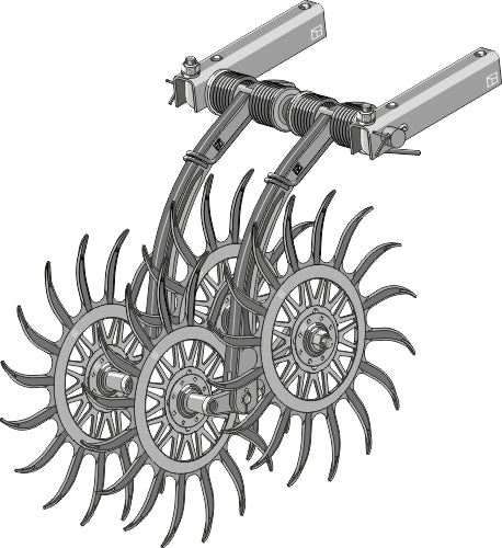 Roterende hakkeenhet, komplett.