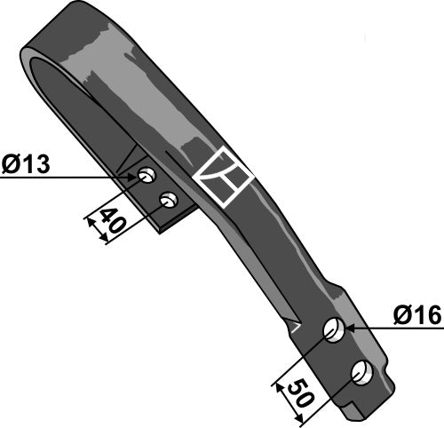 Holdesjakkel - venstre modell
