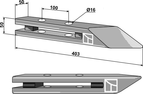 Bisonpunkt - venstre modell