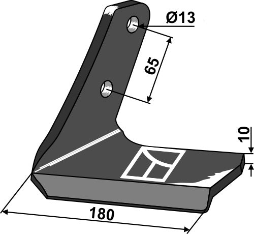 Stubbskjær 180 mm - venstre