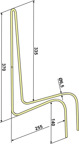 Fingerhjulsriver Ø6,5