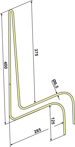 Fingerhjulsriver Ø6,5