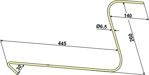 Fingerhjulsriver Ø6,5