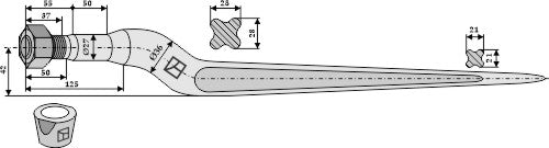Ensilasjetind 950 mm