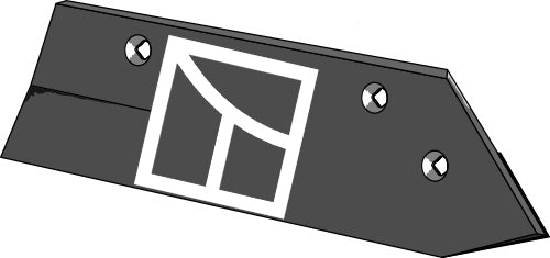 Steinskjær - hardmetallbelagt - bakside - høyre