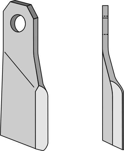 Slagklipp 240x80mm - venstre
