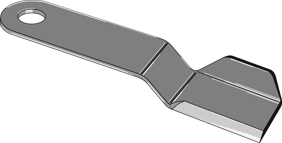 Blad 650x100mm - venstre modell