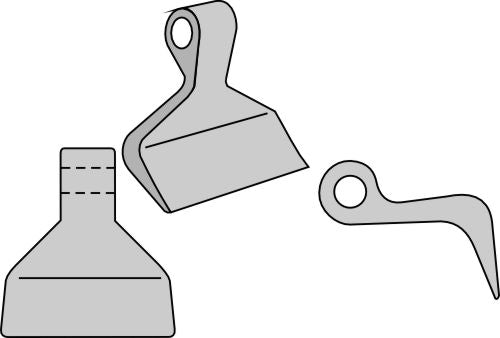 Beskjæringshammer 120x40mm