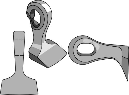 Beskjæringshammer 50x15,5mm - hurtigbyttesystem