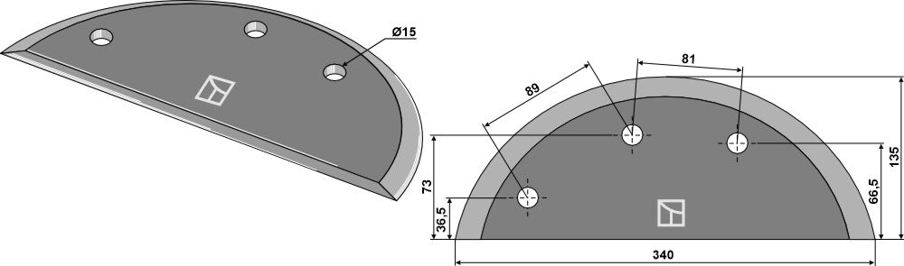 Kniver til fôrblandere