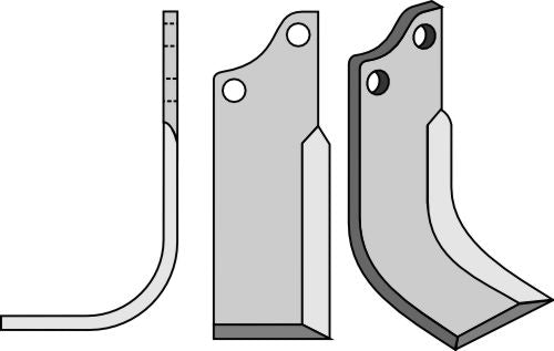 Blad 238x60mm, venstre