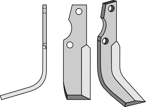 Blad 240x60mm, venstre