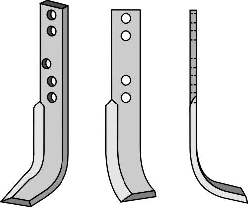 Blad 190x30mm, høyre