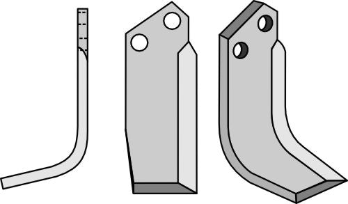 Blad 165x50mm, venstre