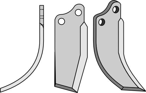 Blad 210x80mm, venstre